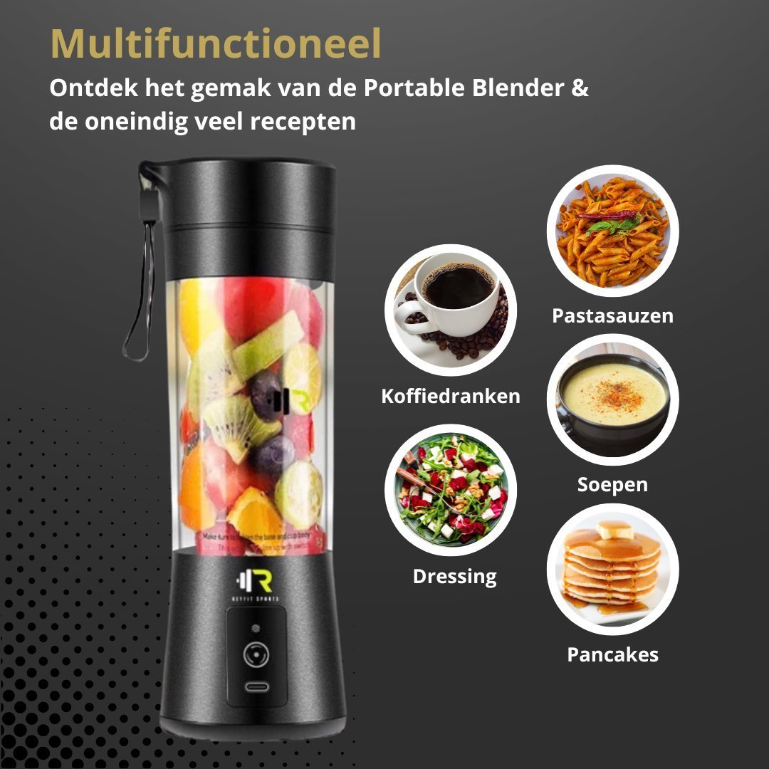 Portable Blender 380 ml - ReyFit Sports
