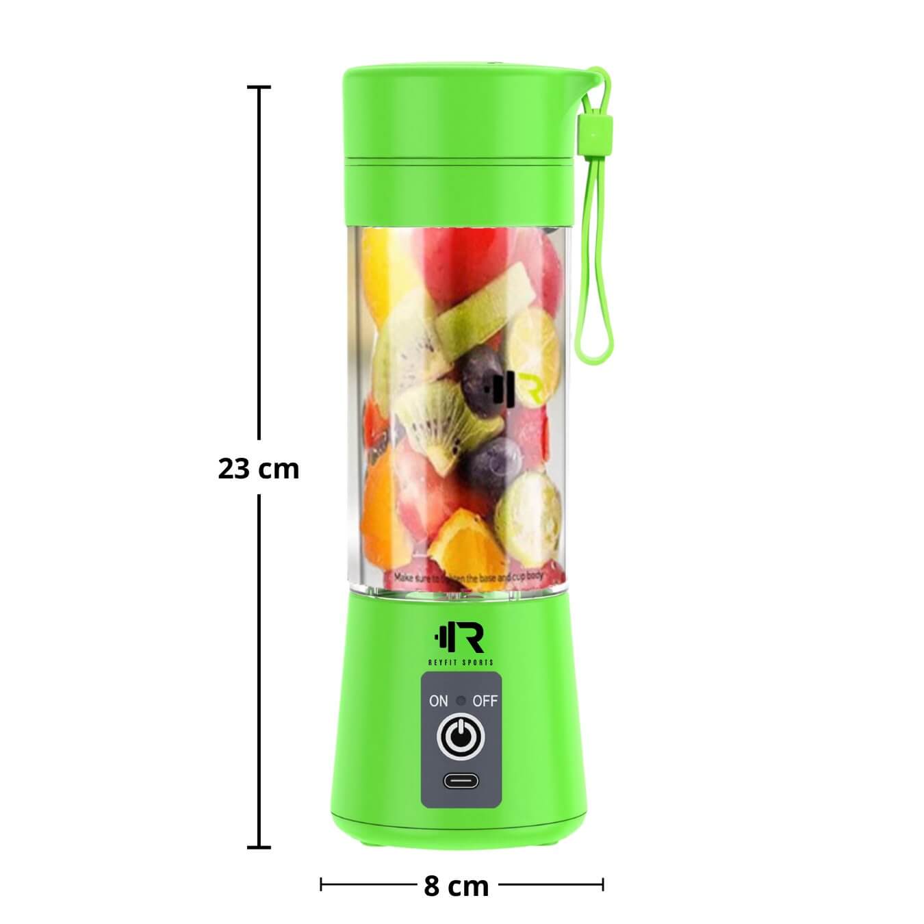 Portable Blender 380 ml - ReyFit Sports