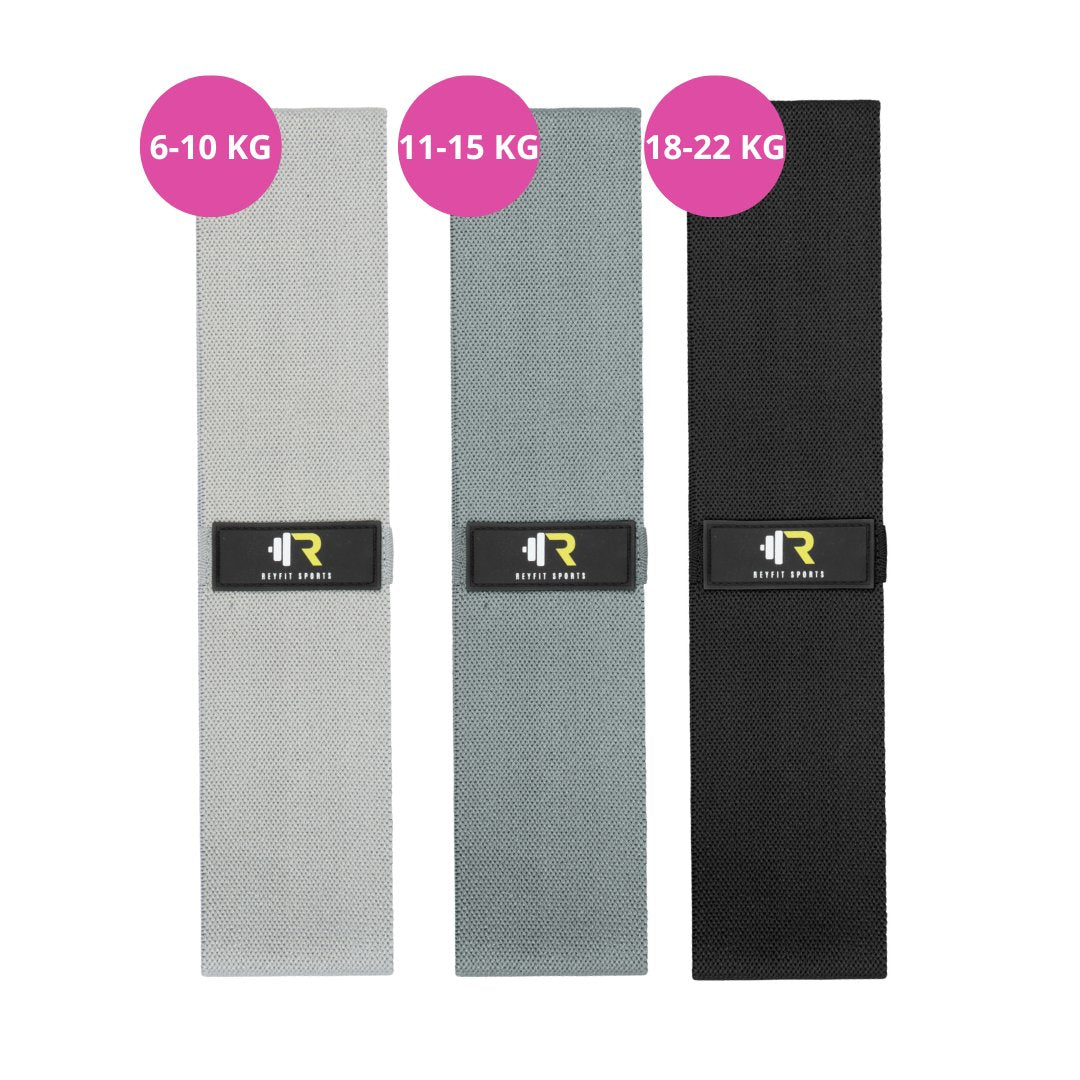 ReyFit Premium Ladies Lifting Bundle - Ankle Straps + Lifting Straps + Wrist Wraps + Weerstandsbanden - ReyFit Sports