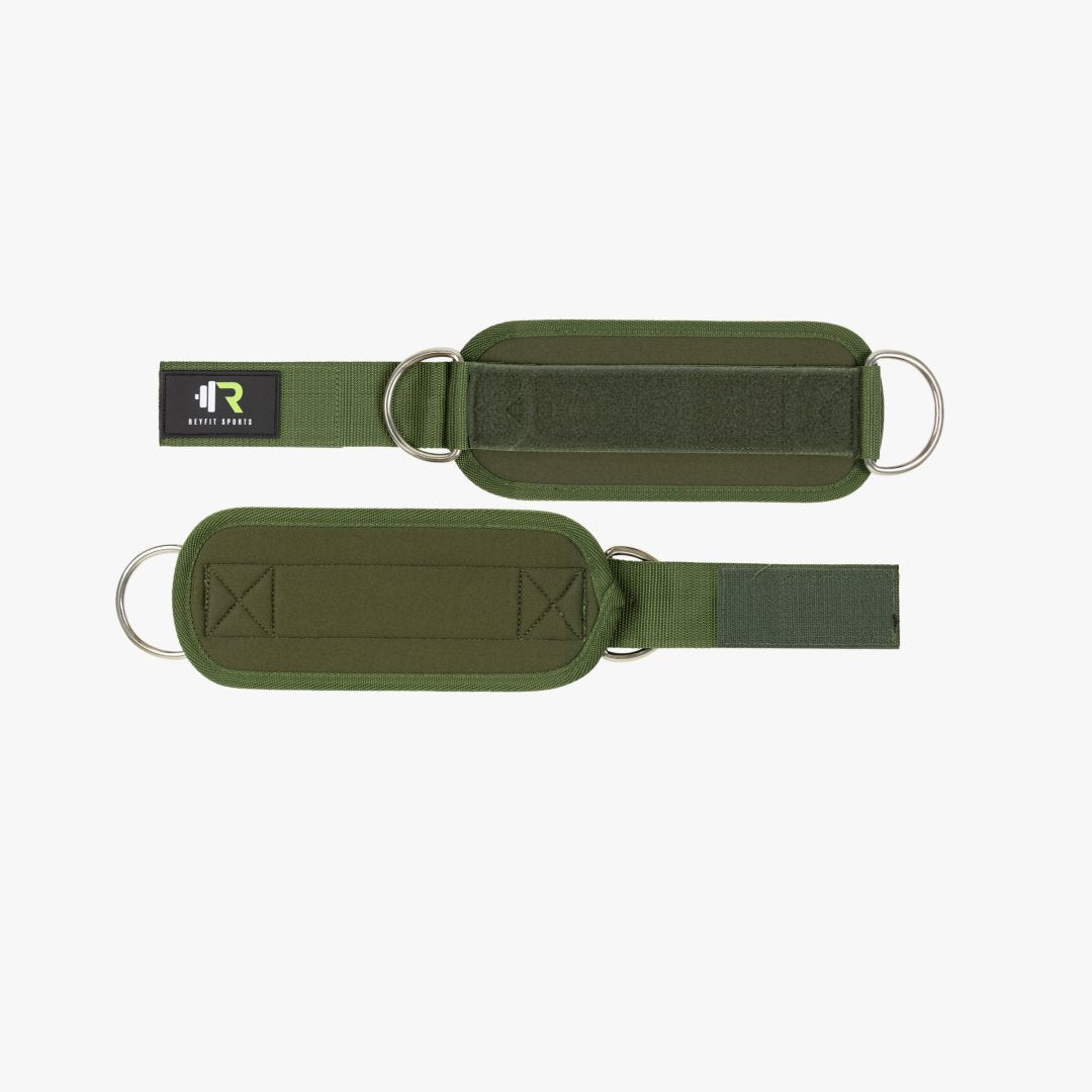 benen en billen enkelband fitness kabelmachine Straps - Groen - ReyFit Sports