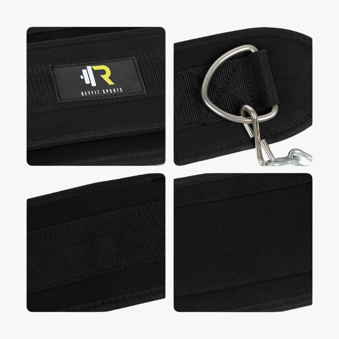 Dip Belt - Zwart - ReyFit Sports