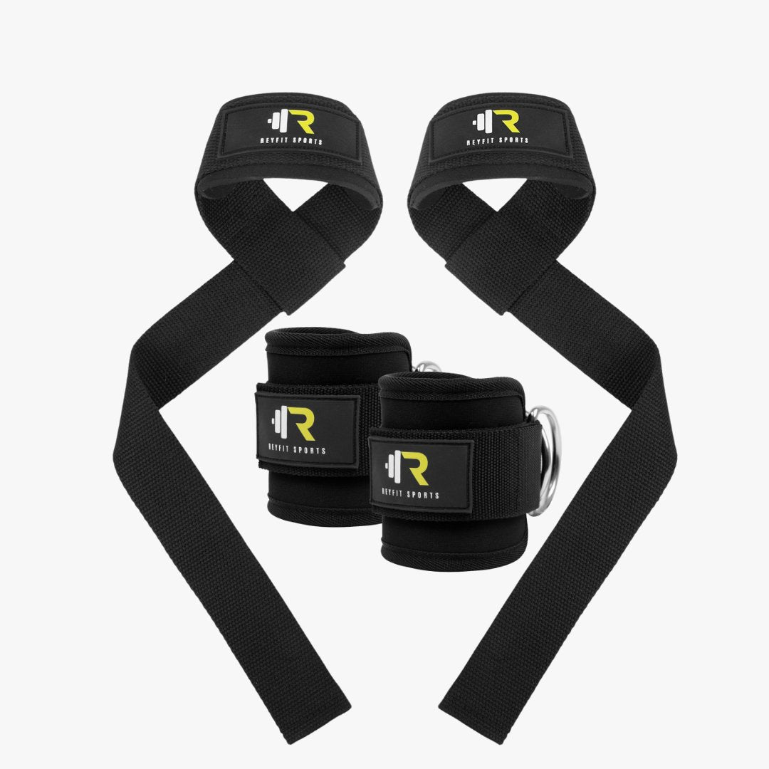 Lifting Bundle - Lifting Straps + Ankle Straps - ReyFit Sports