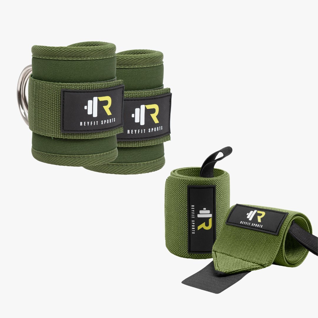 Lifting Bundle - Wrist Wraps + Ankle Straps - ReyFit Sports