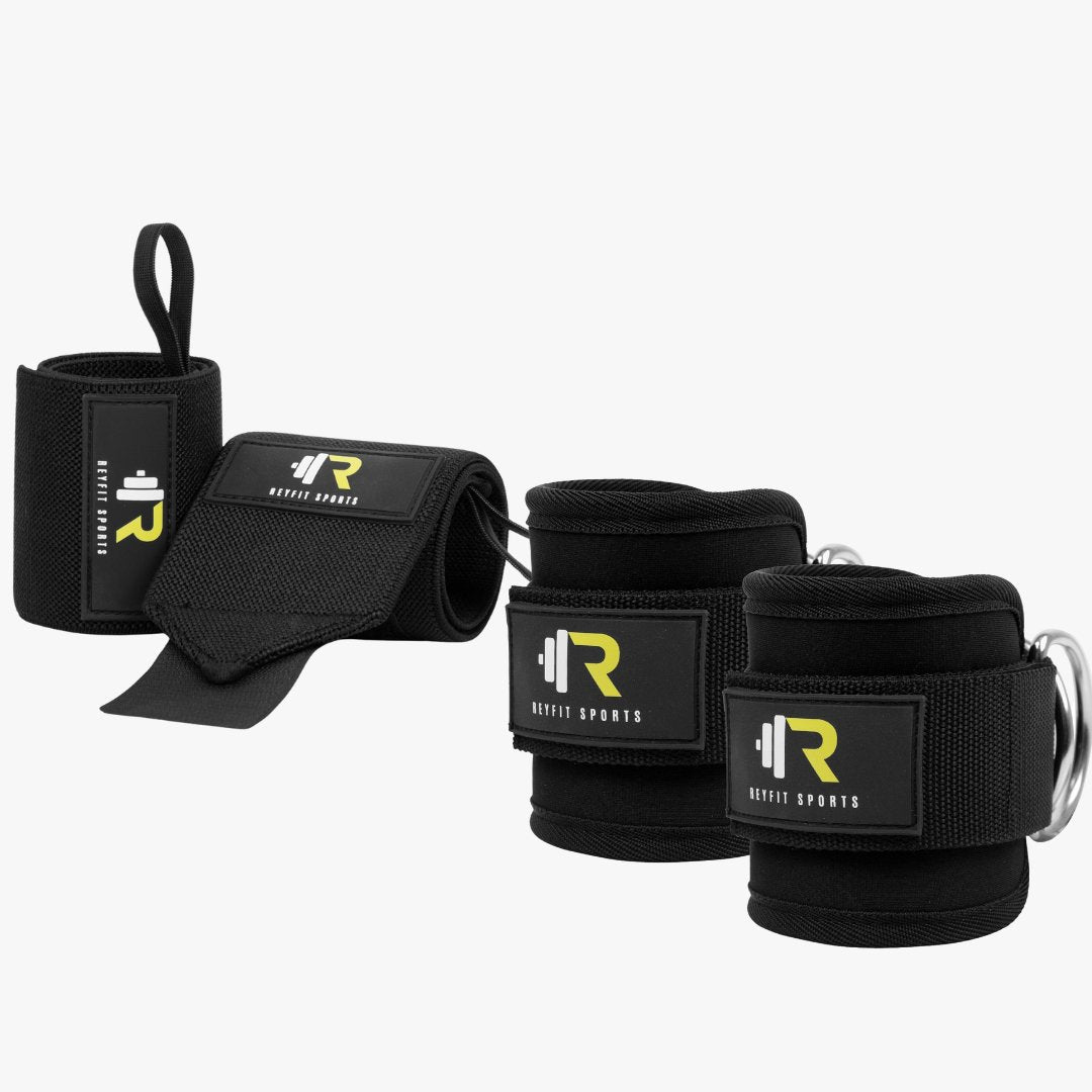 Lifting Bundle - Wrist Wraps + Ankle Straps - ReyFit Sports