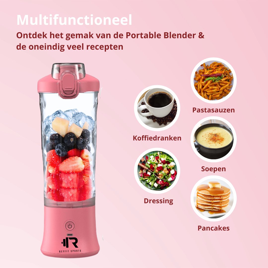 Portable Blender 600 ml - ReyFit Sports