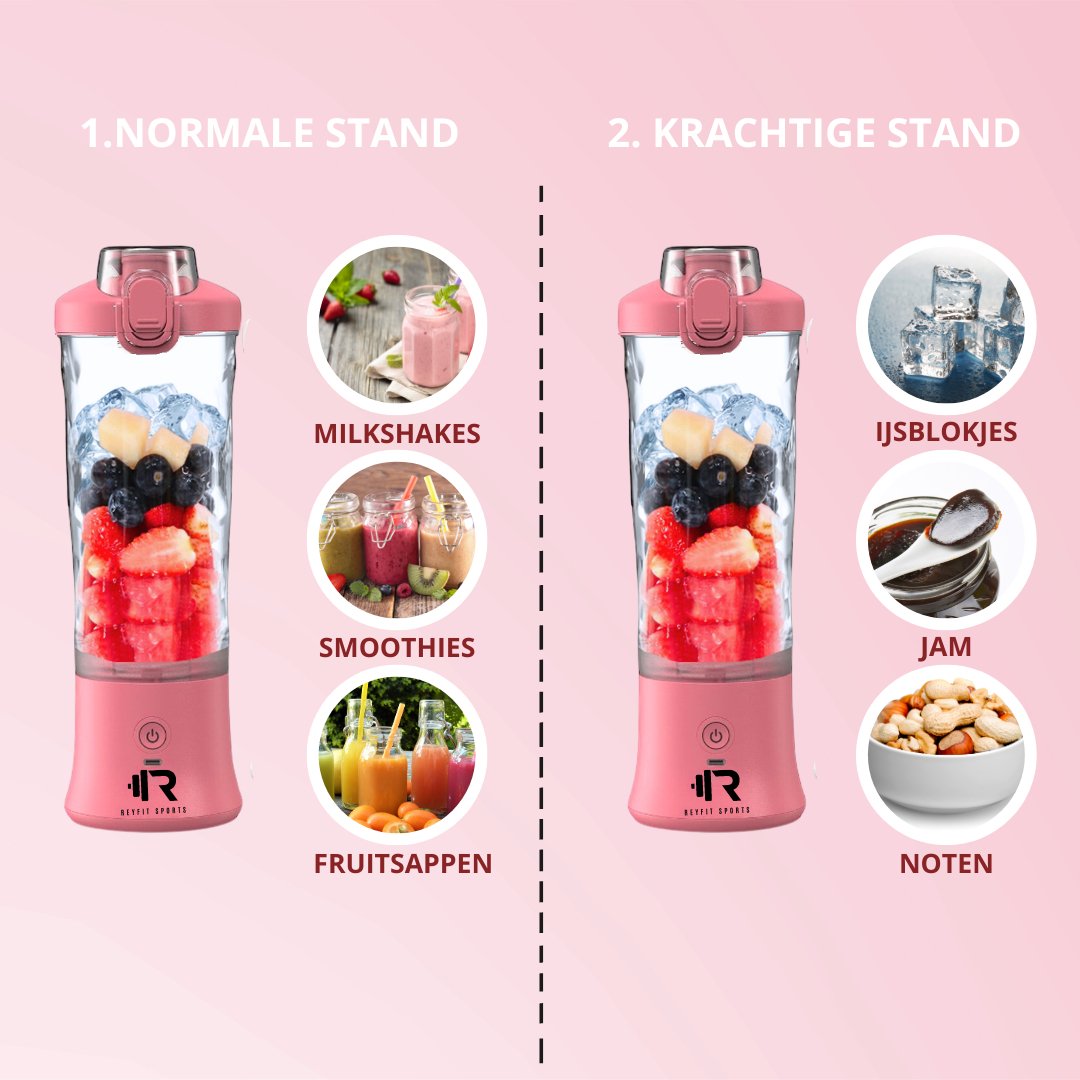 Portable Blender 600 ml - ReyFit Sports